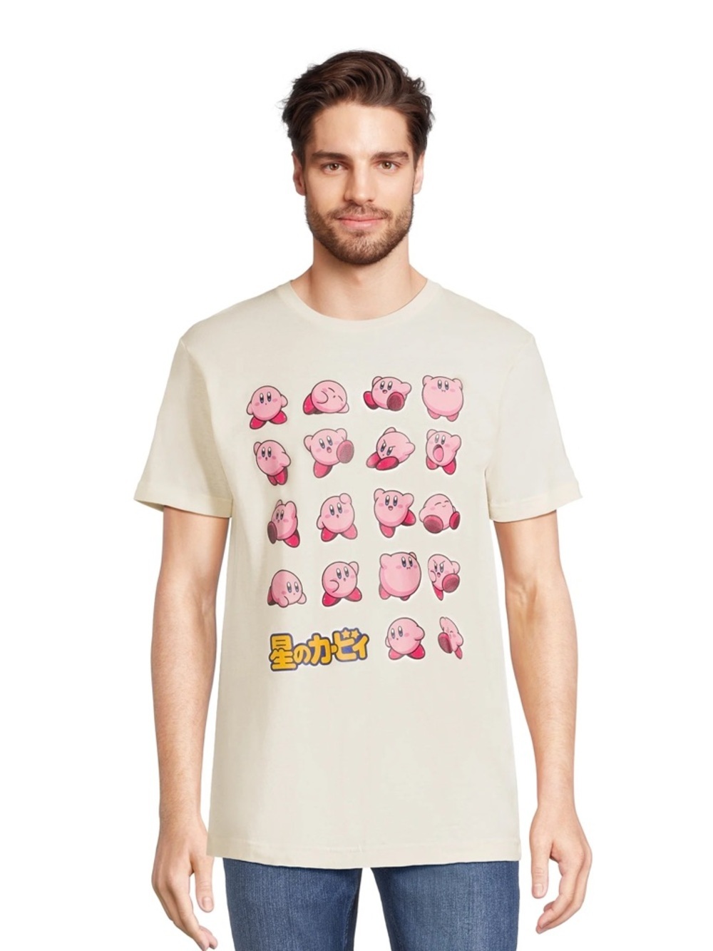 Graphic Kirby Short Sleeve Tee - Cream